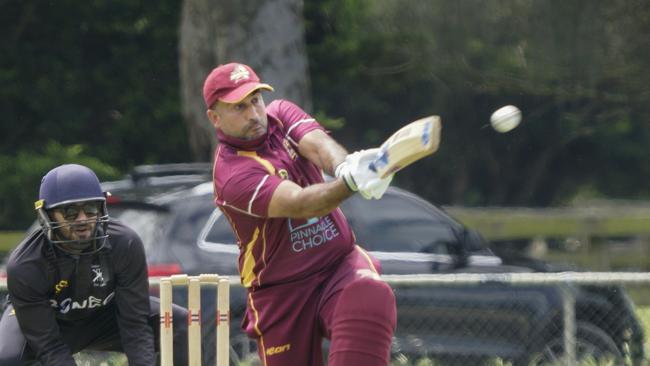 Kasun Perera batting for Skye. Picture: Valeriu Campan