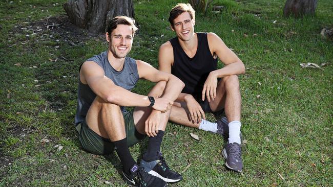 The Stenmark brothers warn their fitness program is no quick fix. Picture: Tim Hunter