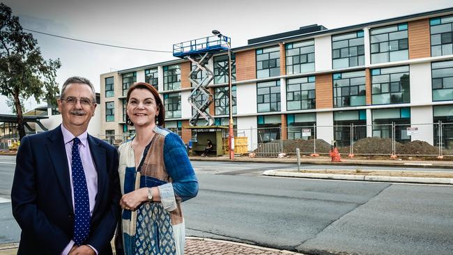 Residents Peter Holmes and Manya Angley led the resistance against Life Care's projects. Picture: AAP/Roy VanDerVegt