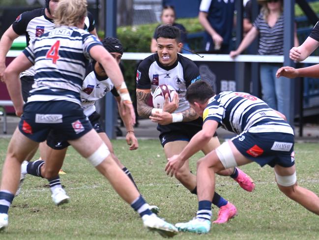 Club rugby colts 1 between Brothers and Souths.Saturday April 20, 2024. Picture, John Gass