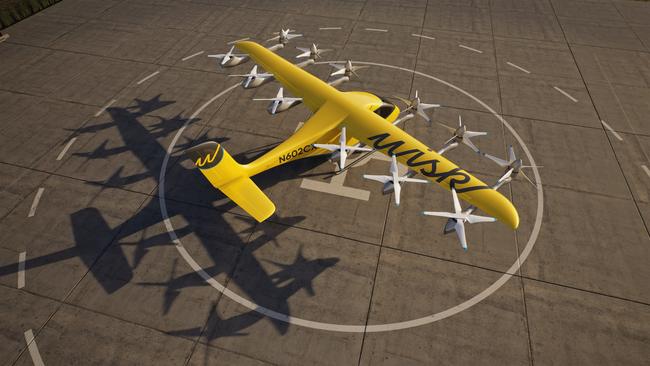 eVTOL (electric vertical takeoff and landing) aircraft are set to revolutionise aviation, providing fast, clean and quiet advanced air mobility (AAM) transport options. Picture: Wisk Aero.