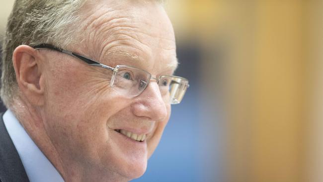 Reserve Bank Governor Philip Lowe apologised for comments earlier in the year in which he promised rates would not rise until 2024. Picture: NCA NewsWire / Gary Ramage