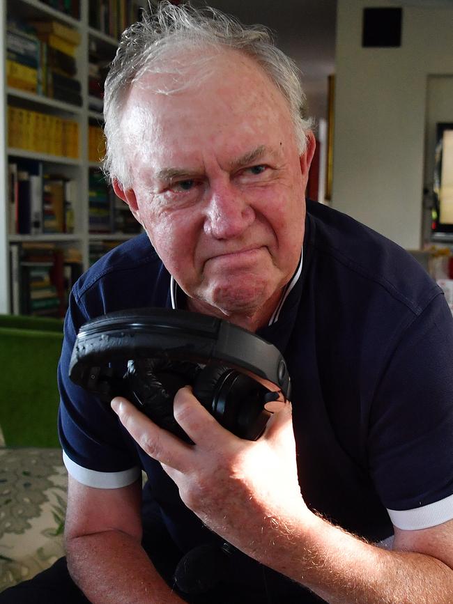 Jim Maxwell is a true legend of cricket broadcasting. Picture: Sam Mooy/The Australian Newspaper