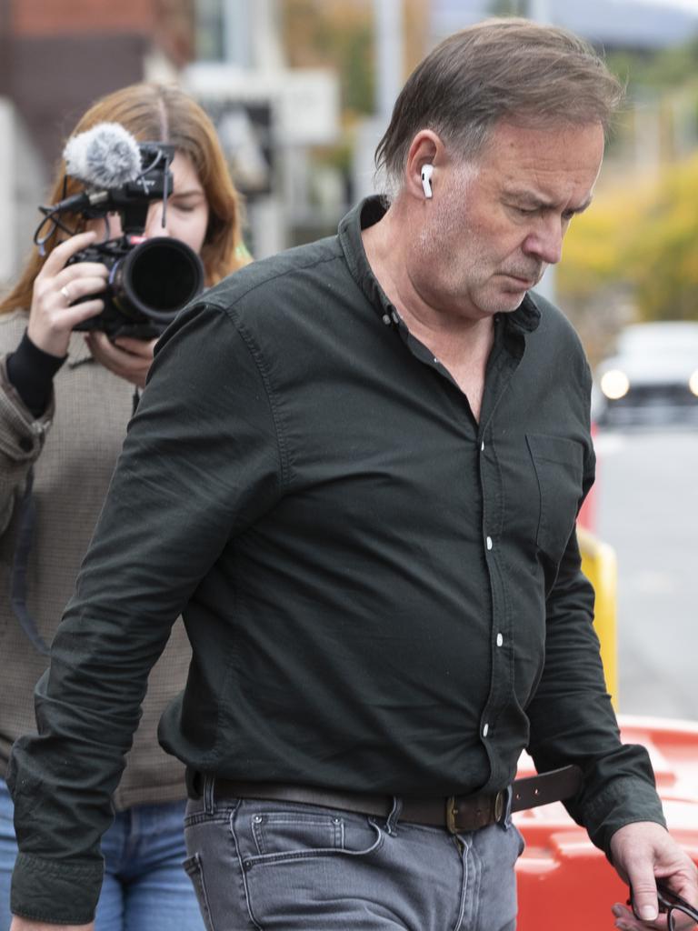 Gregory Geason outside court in April. Picture: Chris Kidd