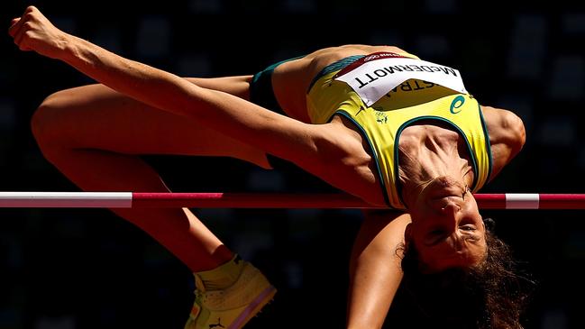 Highjumper leaping waterfalls in uncertain climb back to top