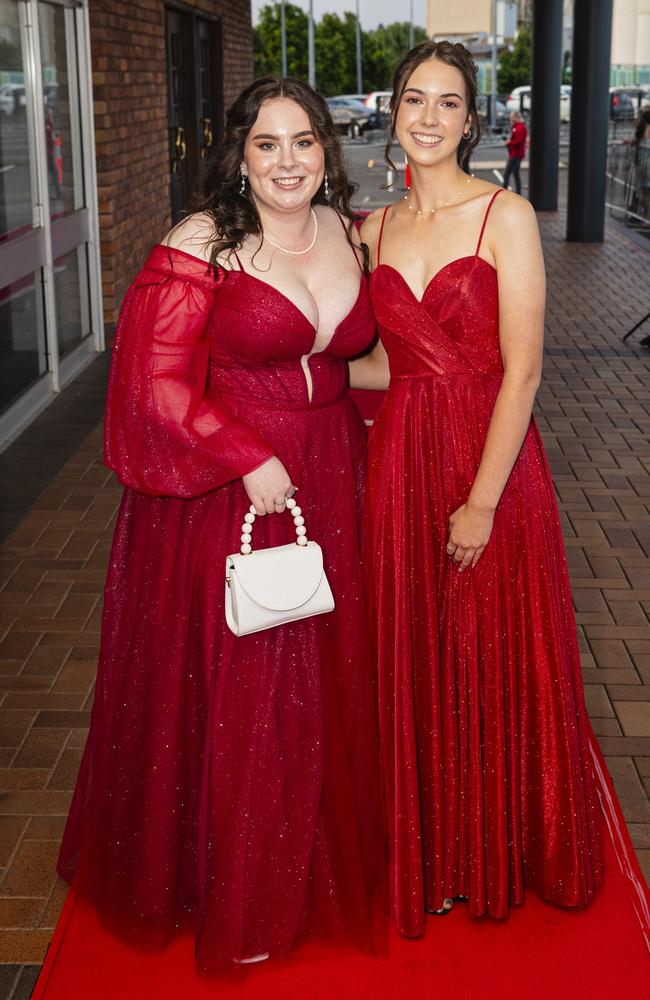 Georgia Schulz (left) and Olivia Murrie. Picture: Kevin Farmer
