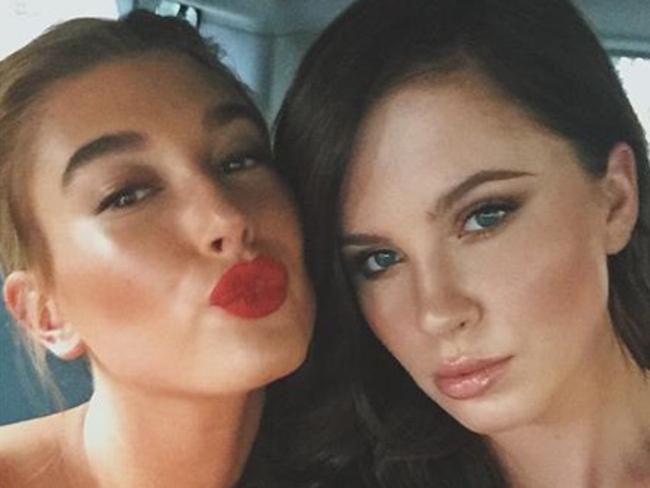 First cousins Hailey and Ireland Baldwin. Picture: Instagram