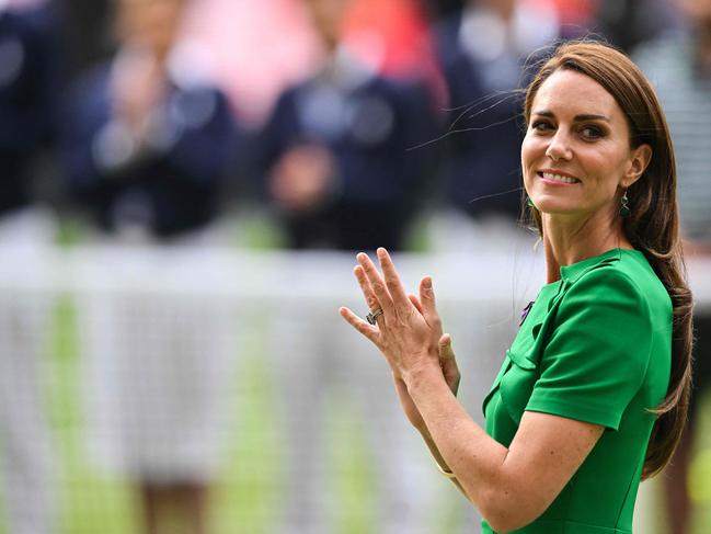 It is hoped that Catherine, Princess of Wales, (pictured here in 2023) will attend Wimbledon on the weekend. Photo: AFP.