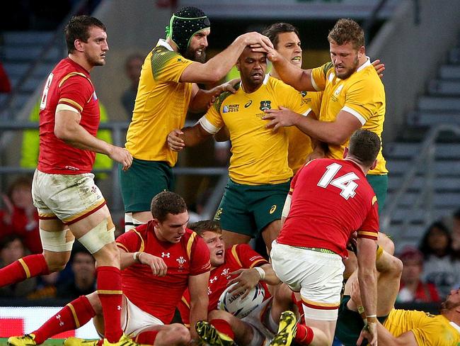 The wallabies will again play Wales in the pool stage of a World Cup.