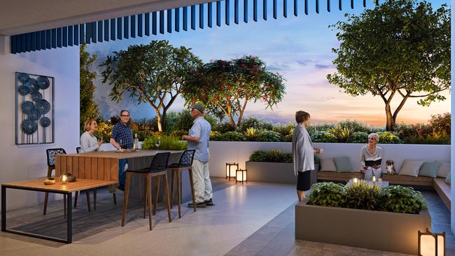 Artist impression of the Odyssey private aged care development at Robina on the Gold Coast. Picture: Supplied