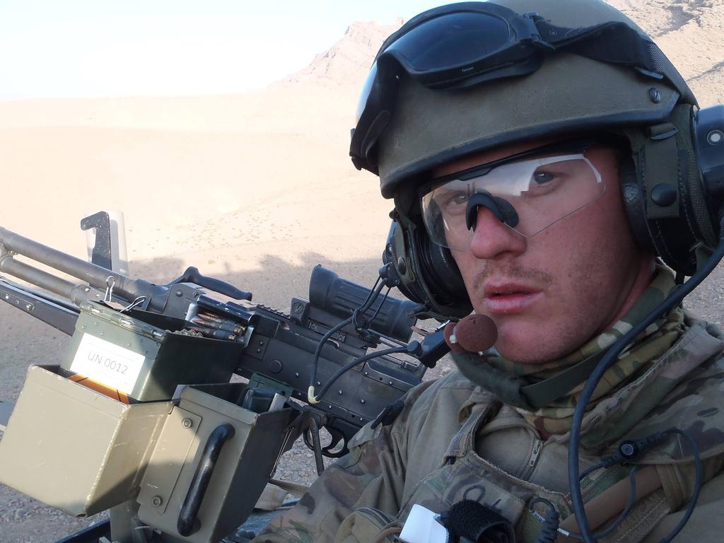 Private Robert "Poatey" Poate served with the 6th Battalion Royal Australian Regiment in Afghanistan before his death in August of 2012. Picture: Facebook