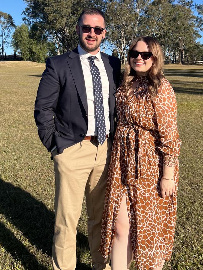 Nick Dinakis and his partner Darcy Bulman. Darcy died in the Hunter Valley wedding bus crash. Nick was injured but survived. Picture: Supplied