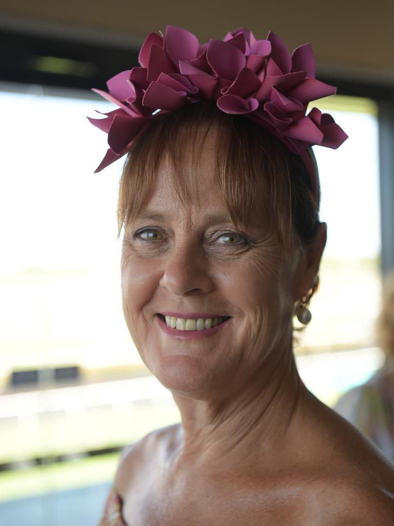 Carol Fadelli at Darwin Turf Club for the Melbourne Cup. Picture: (A)manda Parkinson