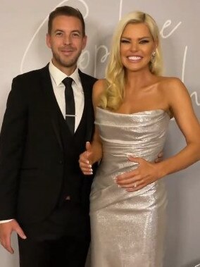 Joshua Gross and Sophie Monk.