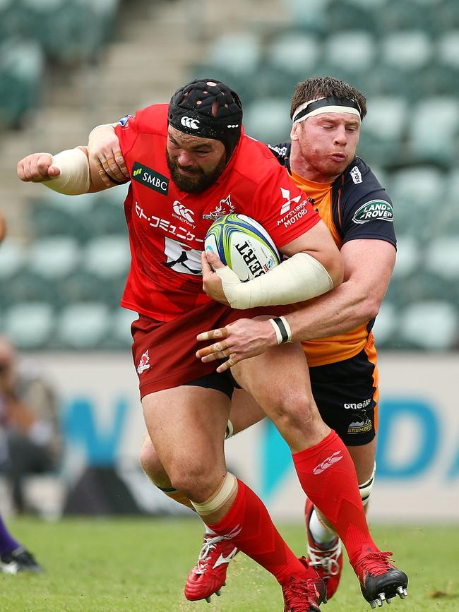 Sunwolves played the Brumbies in Wollongong. Picture: AAP/Mark Nolan