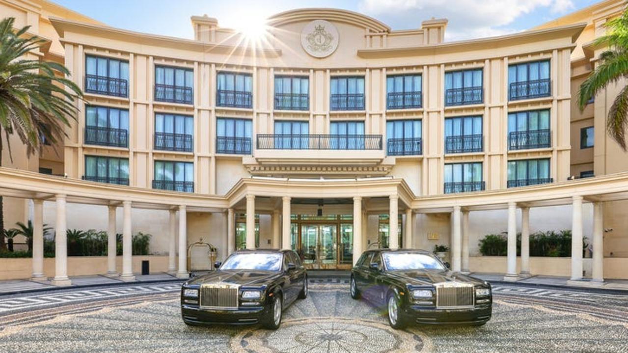 It is on the ground floor of the Imperial Hotel