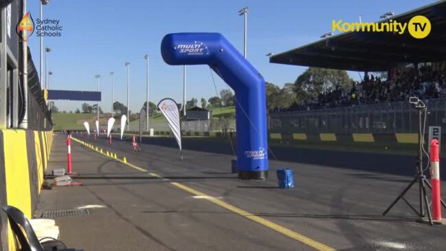 Replay: Sydney Catholic Schools Primary Cross Country Championships finish line