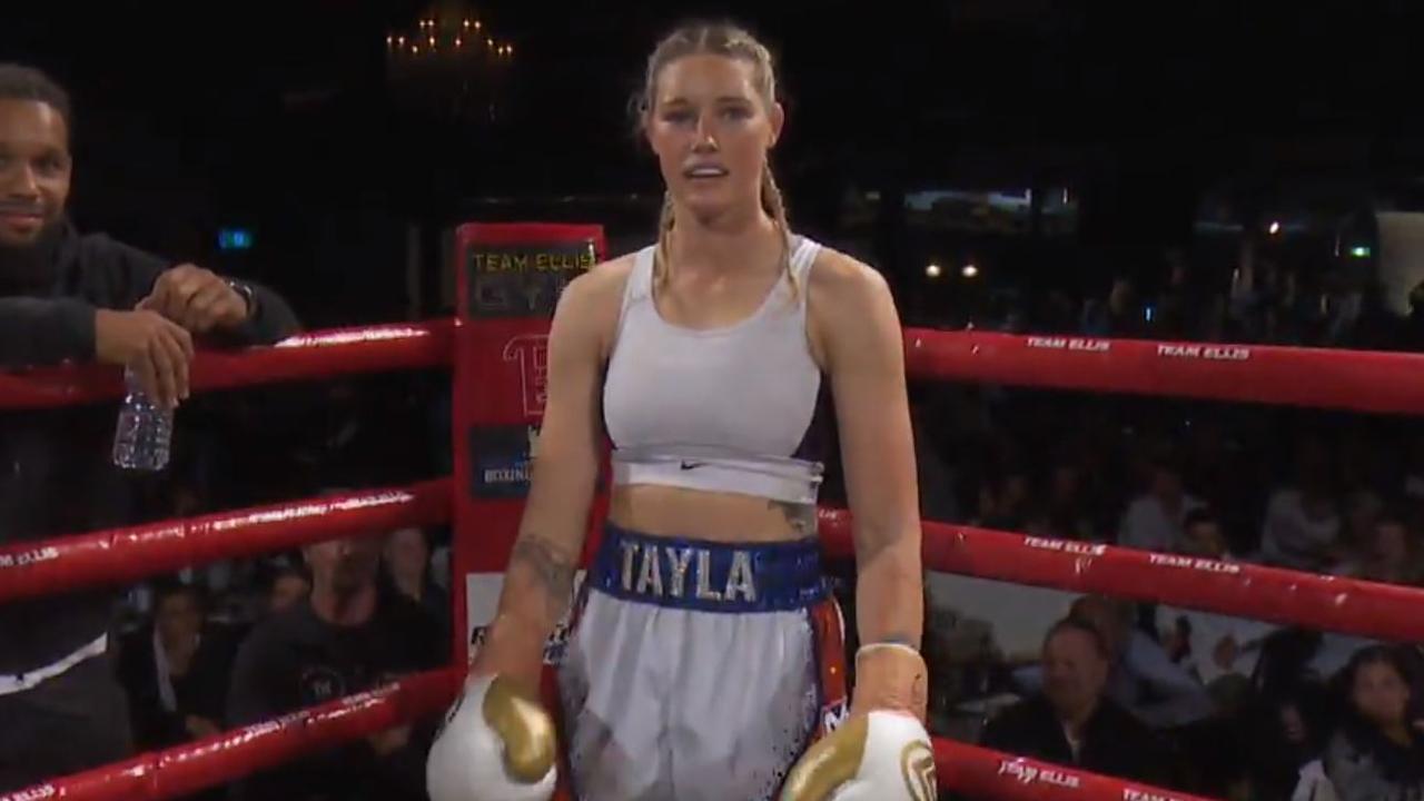 Aflw Tayla Harris Boxing Second Round Knockout Ko Margarite Butcher Video Watch