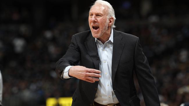 Team USA head coach Gregg Popovich. Picture: AP Photo/David Zalubowski