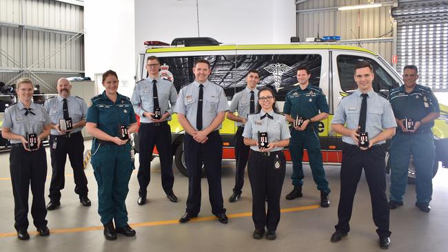 (L-R) Madeleine Baggelaar, Damian Roche, Krysta-Lee Harrison, Clifford Gurdon, Drew Hebbron, George Ohan, Hayley Robinson, Joshua Natale, Ashley Nunn and Seru Waqanacev.