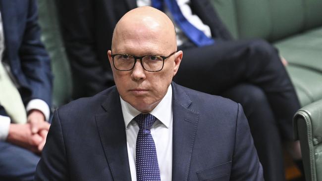 Opposition Leader Peter Dutton. Picture: NewsWire / Martin Ollman