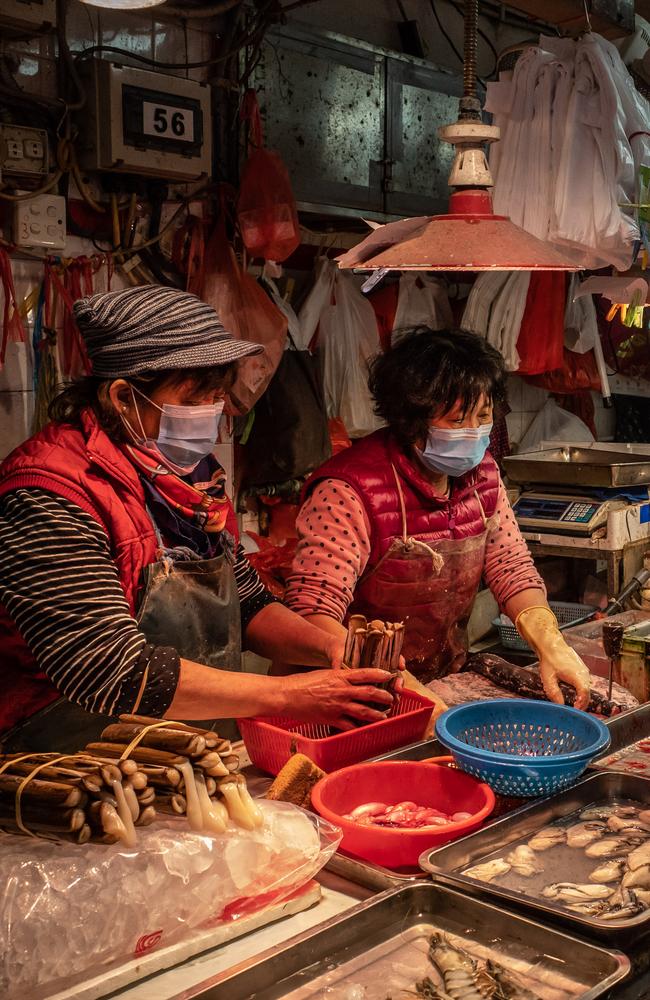 A mysterious virus emerges in China linked to wet markets. On January 28, Macau reports seven infections as the virus’ death toll climbs above 100 in China and cases begin to be reported around the world. Picture: Getty