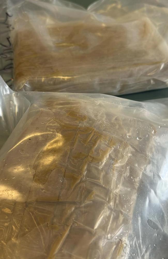 The mysterious packages found on beaches near Bundaberg. PICTURE: Lexa Smith