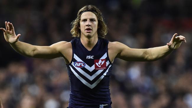 Fremantle Docker Nat Fyfe sis the Medal favourite.