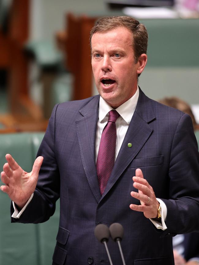 Dan Tehan during Question Time. Picture: NCA NewsWire / Gary Ramage