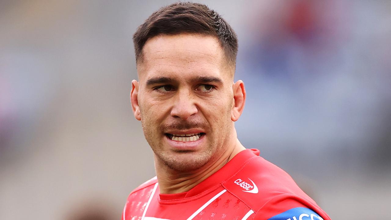 Former Dragon Corey Norman could be a left-choice to replace Mitchell Pearce at Newcastle. Picture: Mark Kolbe/Getty Images