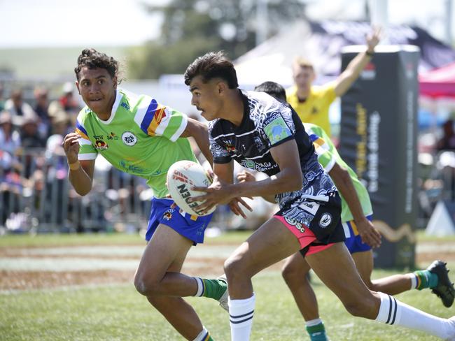 Koori Knockout - Day 4 Boys 17s GF La Perouse Panthers v Bundjalung Baygals Monday, 7 October 2024 Hereford St, Bathurst NSW 2795, Australia, Picture Warren Gannon Photography