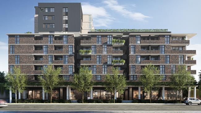 A concept image of the new Marrickville Wicks Place development.