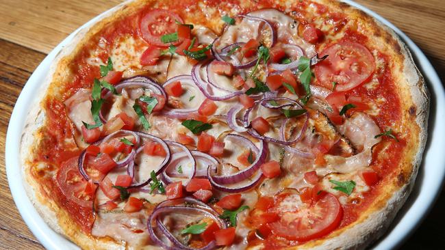 Pizza is also a winner at Caruggi in Geelong. Picture: Peter Ristevski.