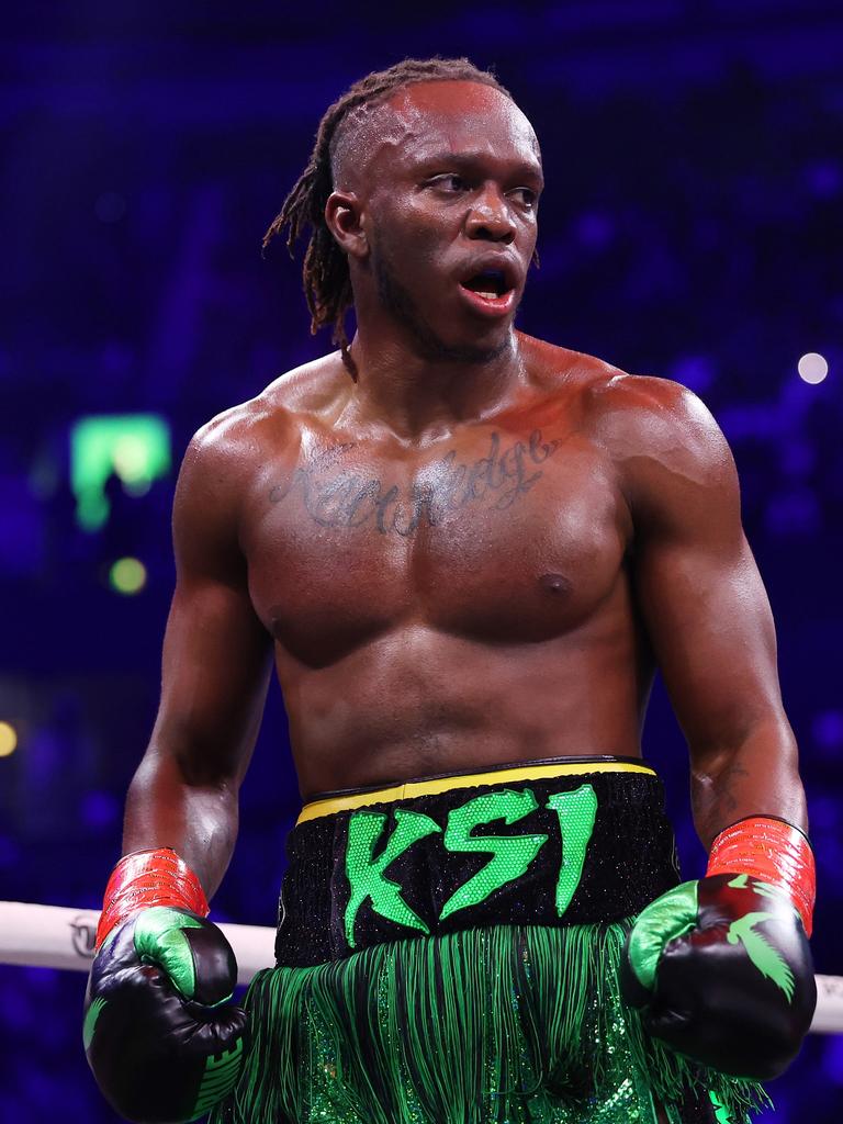 KSI thought he’d done enough to win. (Photo by Matt McNulty/Getty Images)