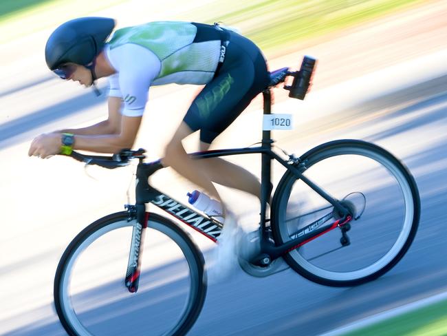 Photographs from the Townsville Triathlon Festival in 2023. Picture: Delly Carr