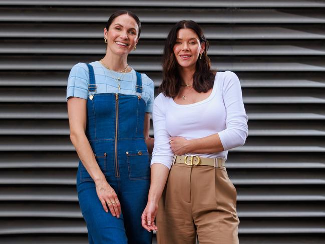 Laura Byrne and Brittany Hockley won Podcast Hosts of the Year. Picture: Justin Lloyd.