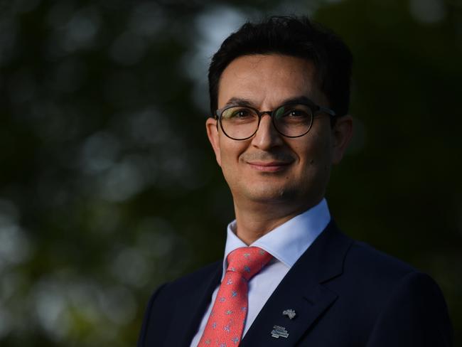 NSW's 2020 Australian of the Year finalist Professor Munjed Al Muderis poses for a portrait at a reception at Government House in Canberra, Friday, January 24, 2020. (AAP Image/Mick Tsikas) NO ARCHIVING