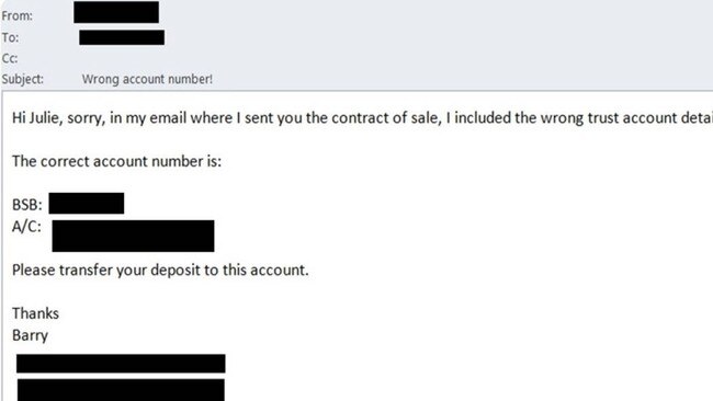 This email was sent by a hacker.