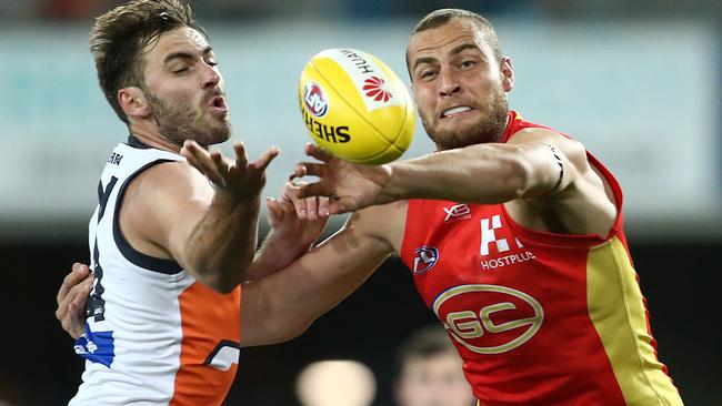 Jarrod Witts was a runaway winner of Gold Coast’s best and fairest. Picture: Jono Searle/AFL Photos/via Getty Images.