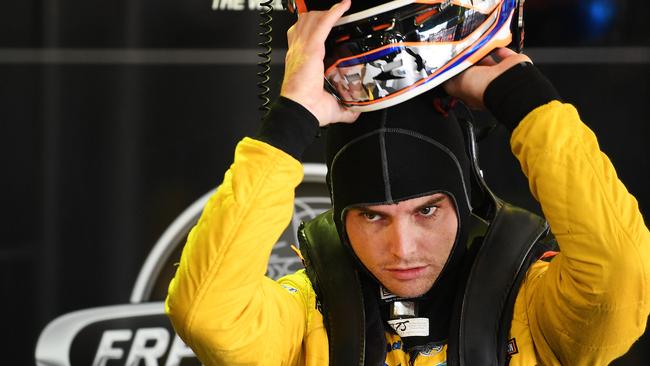 BATHURST, AUSTRALIA - OCTOBER 06: Tim Slade driver of the #14 Freightliner Racing Holden Commodore ZB looks on during practice for the Bathurst 1000, which is part of the Supercars Championship at Mount Panorama on October 6, 2018 in Bathurst, Australia.  (Photo by Daniel Kalisz/Getty Images)