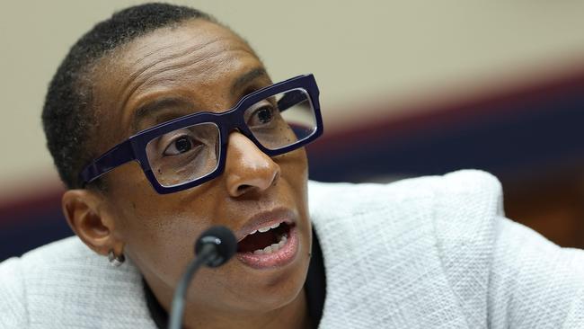 Dr Claudine Gay, President of Harvard University. Picture: AFP