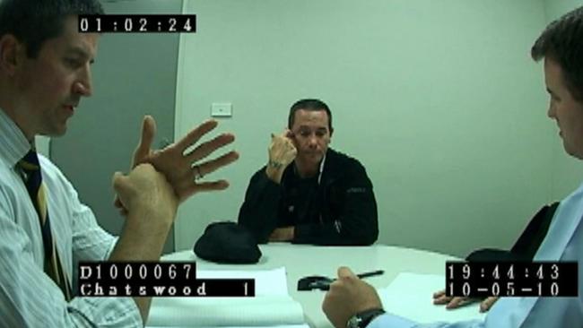 Murderer Walter Marsh during an interview at Chatswood police station in Sydney. Picture: Supplied