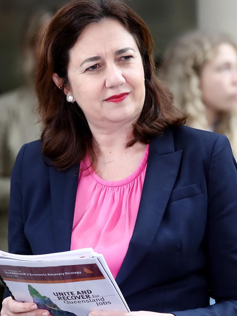 Queensland Premier Annastacia Palaszczuk said Queenslanders ‘don’t want borders open’. Picture: Jono Searle/Getty Images