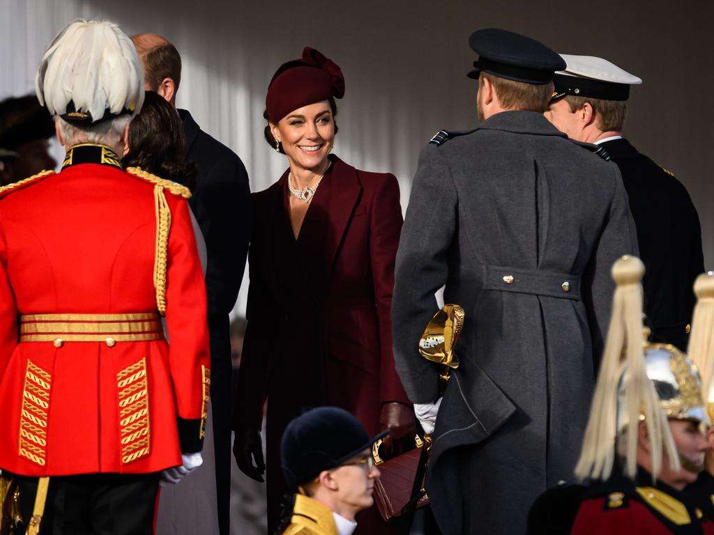 The Princess of Wales was part of the royal procession, having begun easing back into duties following her cancer treatment. Picture: Leon Neal/Getty Images