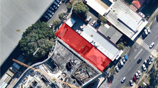 The project would adjoin the city's Cultural Civic Space to be known as Yarrila Place. Picture: City of Coffs Harbour GIS Mapping