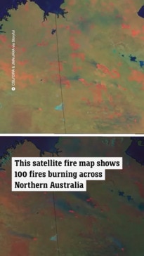 NASA map shows fires burning across Australia