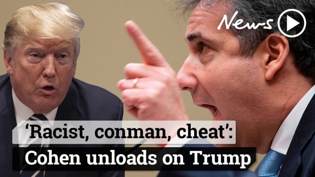 Cohen: Trump is a 'racist, conman and cheat'