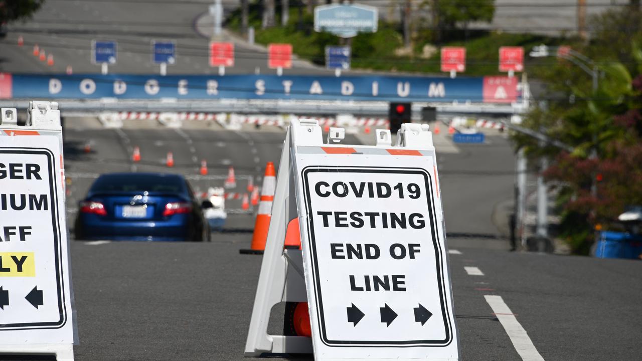 Research from the United States Studies Centre has found that Americans are generally less likely to be compliant with lockdowns. (Photo by Robyn Beck / AFP)