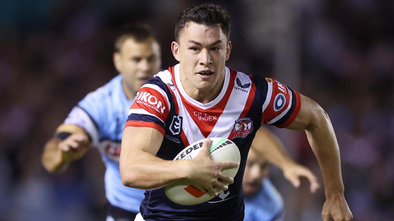 Luke Keary has given Joseph Manu his blessing to try his luck in rugby union. Picture: Mark Metcalfe/Getty Images