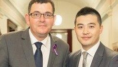 Daniel Andrews and Marty Mei. Picture: Supplied